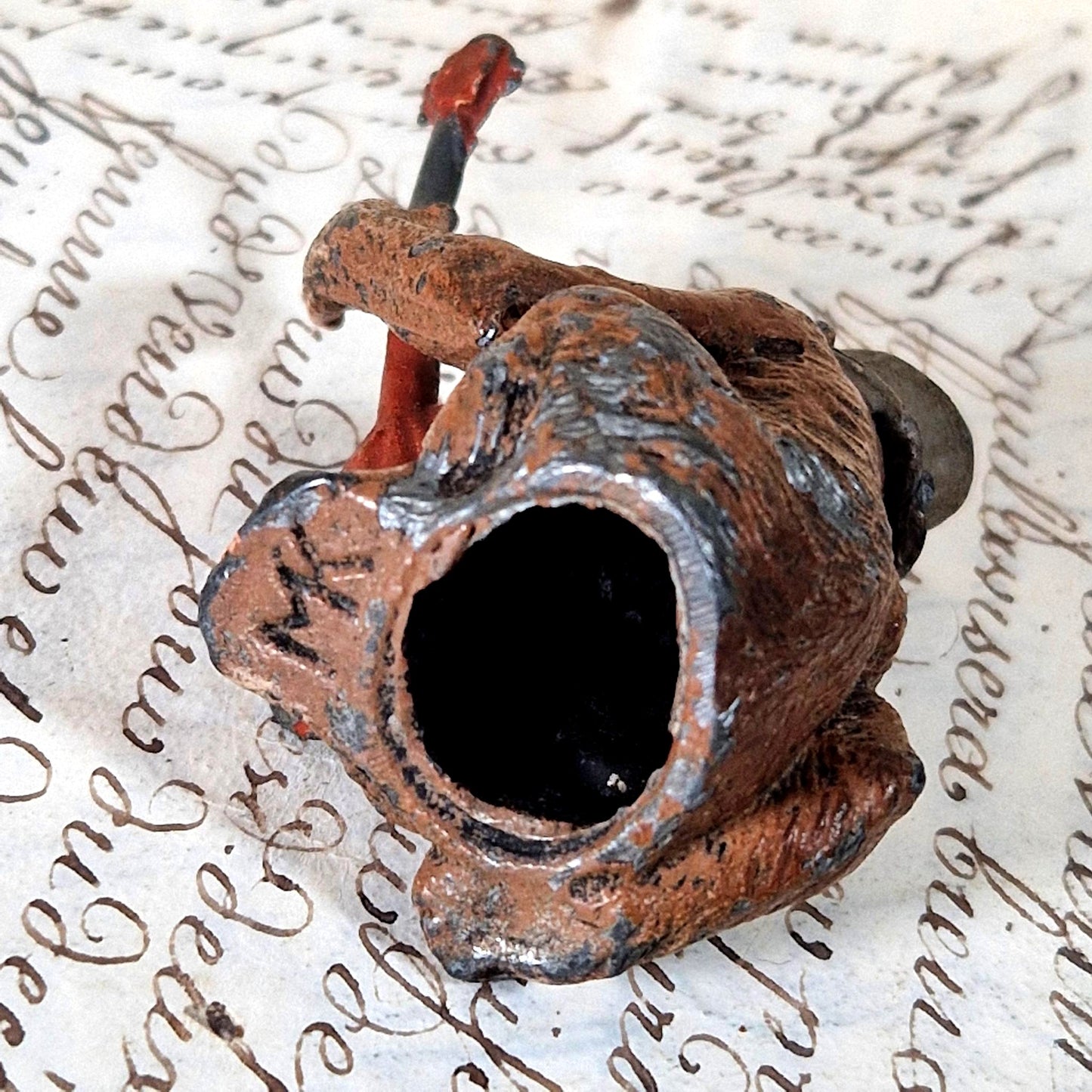 vintage regule animal statue monkey