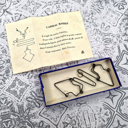 vintage ring puzzle magic