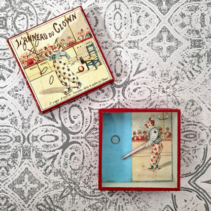 vintage ring toss clown game