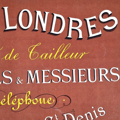 vintage sign painter sample botzum