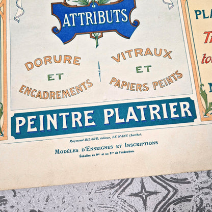 vintage sign painter typography