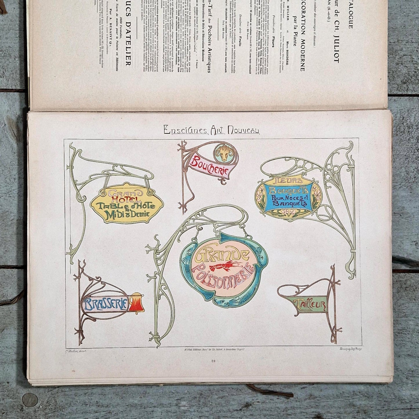 vintage signage models collection