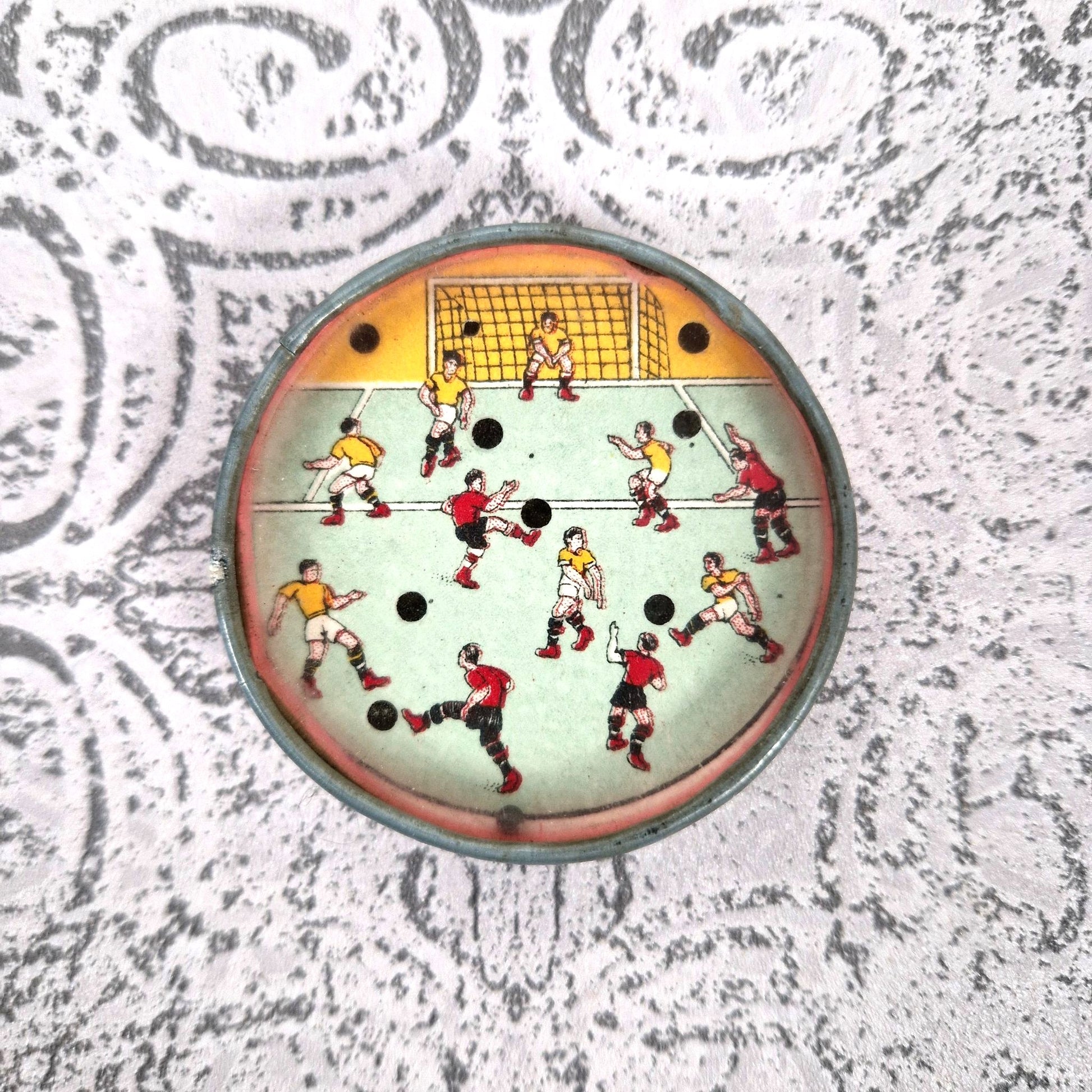 vintage soccer ball game