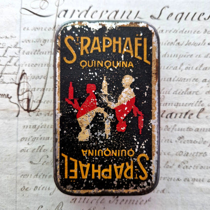 vintage tin box st raphael quinquina
