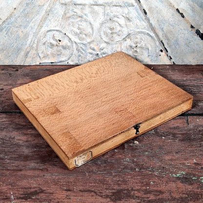 vintage watchmakers tools box