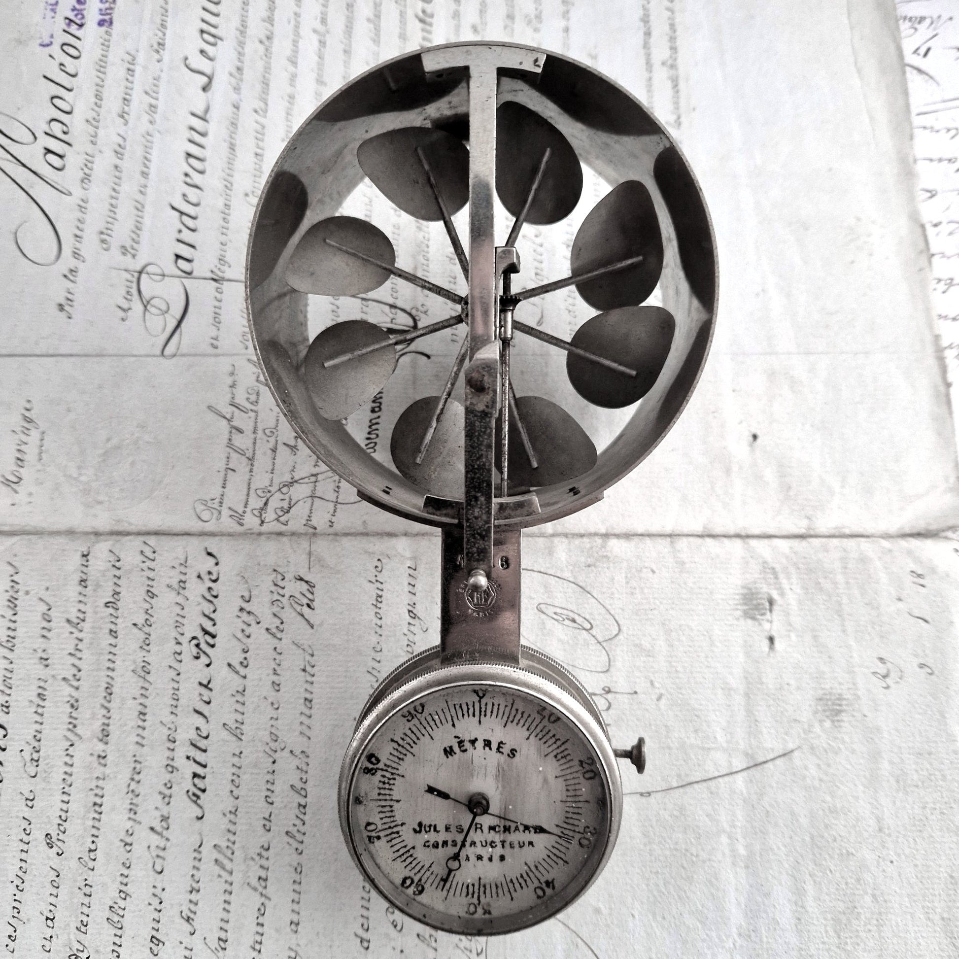 vintage weather measurement anemometer