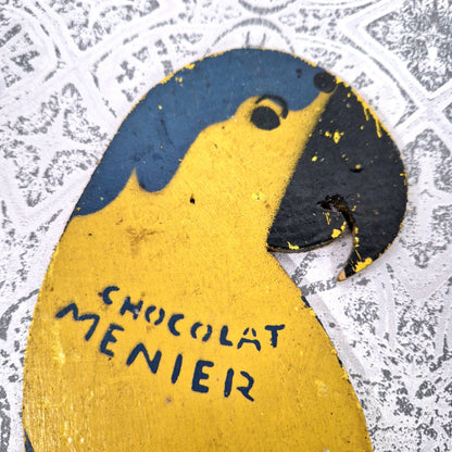 vintage wood parrot advertising