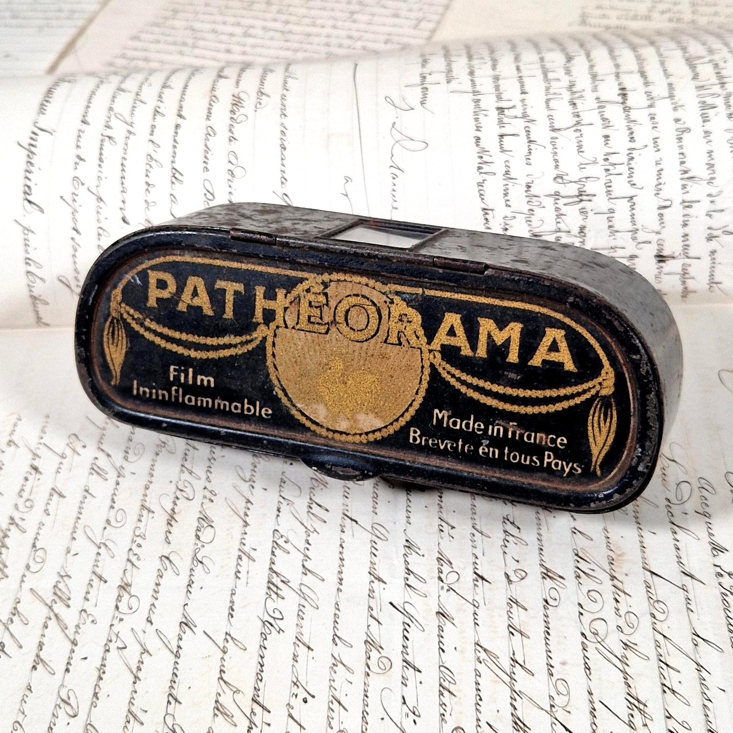 visionneuse patheorama tole noire