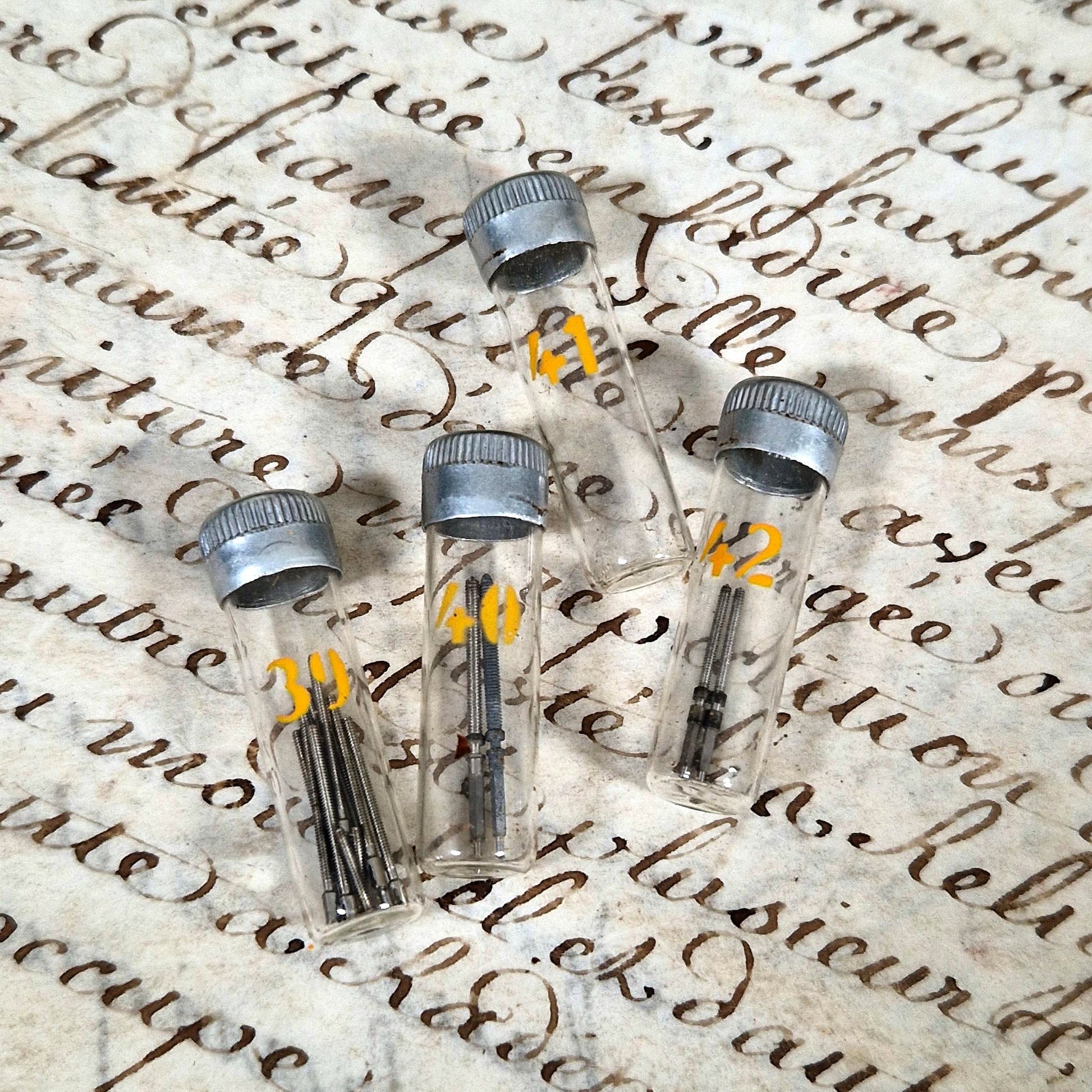 watchmakers balance staff tray