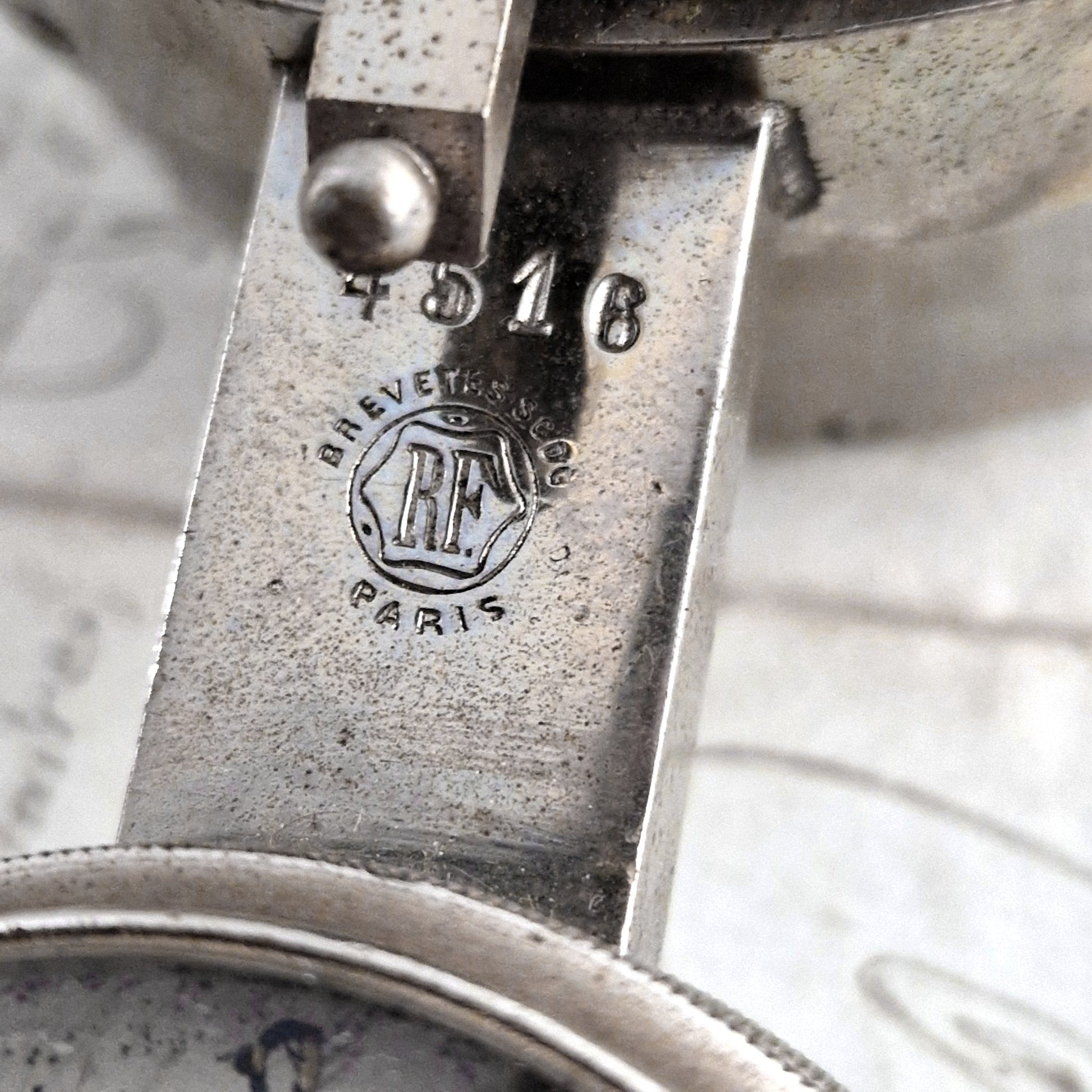 wind speed gauge antique scientific box