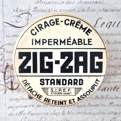 zig-zag cirage creme boite