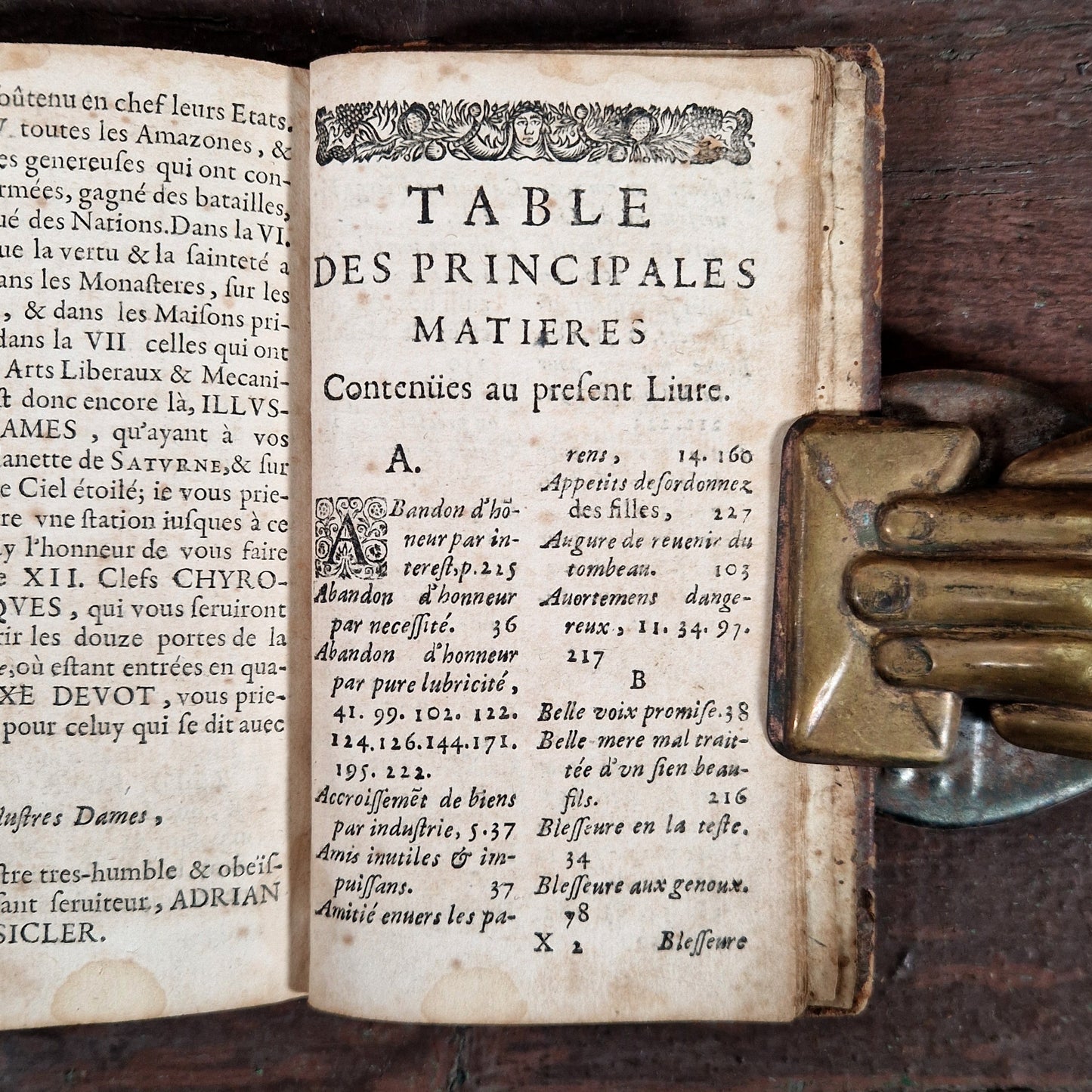 zodiac hand engraving rare book 1667